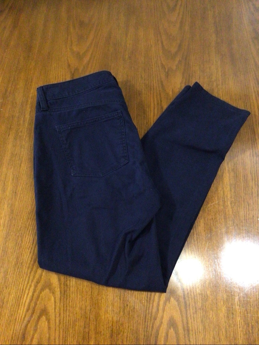 Talbots navy blue skinny pants slacks